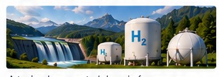Diverse energy storage technologies including hydropower and hydrogen